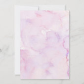 Roze Paarse Strik Coquette Tweeling Vlinder Kaart (Achterkant)