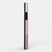 Roze Paarse striped Ombre aangepast Case-Mate iPhone Case (Achterkant/rechts)