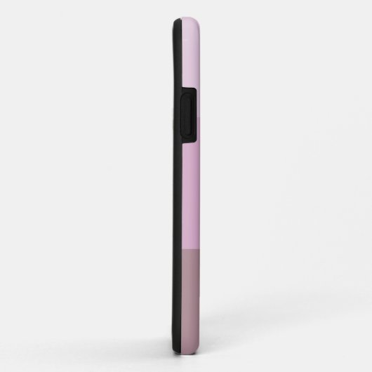 Roze Paarse striped Ombre aangepast Case-Mate iPhone Case (Achterkant/rechts)