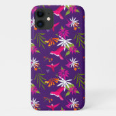 Roze Paarse Tropische Hummingbird gevild Case-Mate iPhone Case (Achterkant)