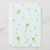 Roze Paarse tuin, vaardig bos Invitat Kaart (Achterkant)