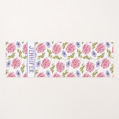  Roze Paarse tuin Yogamat (Voorkant (horizontaal))
