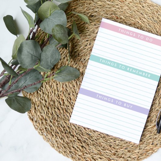 Roze Paarse turquoise 3 categorie dagelijks om te Post-it® Notes