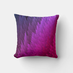 Roze Paarse Tye Dye Veerpatroon Kussen