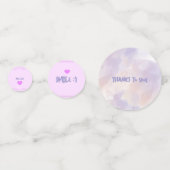 Roze - Paarse Valentijnsdag Confetti (Voorkanten)