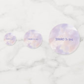 Roze - Paarse Valentijnsdag Confetti (Achterkanten)