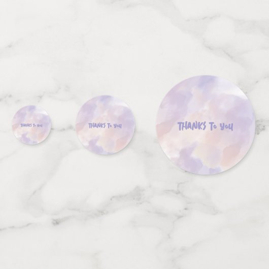 Roze - Paarse Valentijnsdag Confetti (Achterkanten)