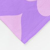 Roze - Paarse Valentijnsdag Fleece Deken (Hoek)