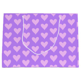 Roze - Paarse Valentijnsdag Groot Cadeauzakje