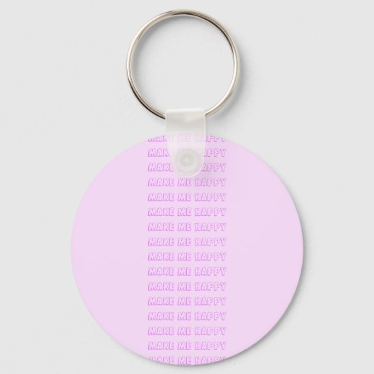 Roze - Paarse Valentijnsdag Sleutelhanger (Achterkant)