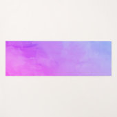 Roze Paarse Venetiaanse Abstracte Waterverf Yogamat (Voorkant (horizontaal))