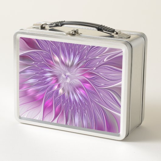 Roze Paarse ventilatorpassie Abstract fractal Art (Voorkant)