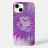 Roze Paarse ventilatorpassie Abstract fractal Art Case-Mate iPhone Case (Achterkant)