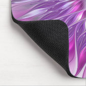 Roze Paarse ventilatorpassie Abstract fractal Art Muismat (Hoek)