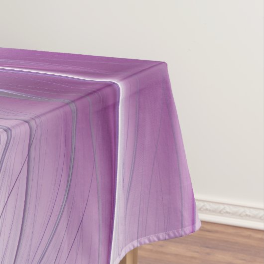 Roze Paarse ventilatorpassie Abstract fractal Art Tafelkleed (Voorbeeld)