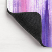 Roze Paarse verfpenseelstreken Verkleurde Waterver Muismat (Hoek)