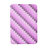 Roze & Paarse vierkanten Badmat (Voorkant Verticaal)