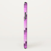 Roze & Paarse vierkanten Case-Mate iPhone Case (Achterkant / rechts)