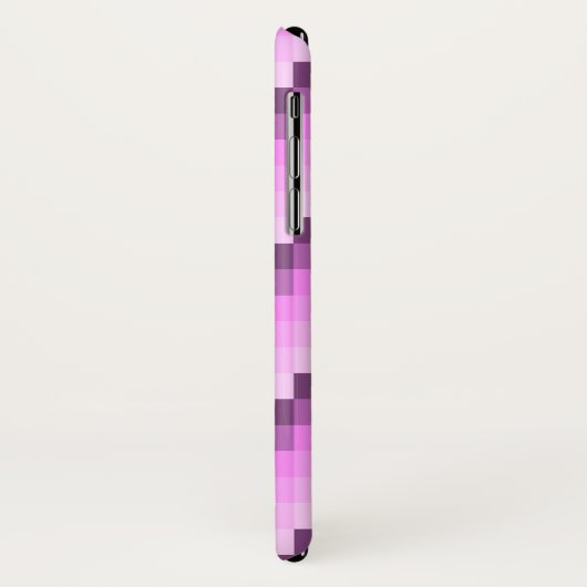 Roze & Paarse vierkanten Case-Mate iPhone Case (Achterkant/links)