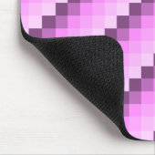 Roze & Paarse vierkanten Muismat (Hoek)