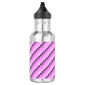 Roze & Paarse vierkanten Waterfles (Rechts)