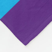 Roze Paarse vleermuizen spin typografie Happy Hall Fleece Deken (Hoek)