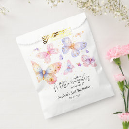 Roze Paarse Vlinder Meisje Alle leeftijden Verjaar Bedankzakje