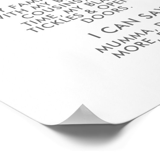 Roze Paarse vlinder Meisjes 1e verjaardag Mileston Poster (Hoek)