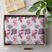 Roze & Paarse Vlinders (Ontwerp 59 Roze Serie) Tissuepapier (Geschenk)