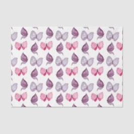 Roze & Paarse Vlinders (Ontwerp 64 Roze Serie) Tissuepapier