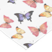 Roze Paarse Vlinders Tafelkleed (Gekanteld)