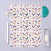 Roze Paarse Vlinders Tissuepapier (Craft)