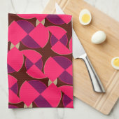 Roze Paarse watermeloensoort Keukendoek Theedoek (Quarter Fold)