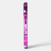 Roze paarse waterverf bloemen Case-Mate iPhone case (Achterkant / Links)