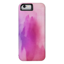 Roze & Paarse Waterverf Case-Mate iPhone Case