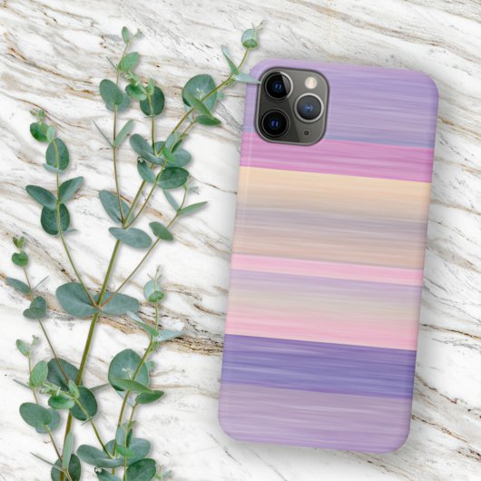 Roze Paarse Waterverf Kunststrips Case-Mate iPhone Case
