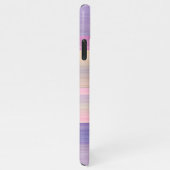 Roze Paarse Waterverf Kunststrips iPhone Hoesje (Rechterkant)