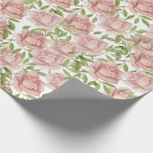 Roze Paarse Waterverfrozen Cadeaupapier (Hoek)