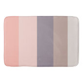 roze, paarse, witte strepen badmat (Voorkant)