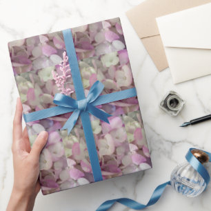 Roze, Paarse, witte waterkraan Bloem - Floral Cadeaupapier