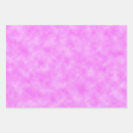 Roze Paarse Wolken Abstract Kunstontwerp Inpakpapier Vel