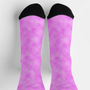 Roze Paarse Wolken Abstracte Kunst Ontwerp Sokken