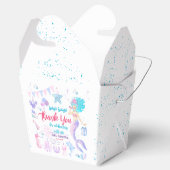 Roze Paarse Zeemeermin Meisje 1e Verjaardag Dank U Bedankdoosjes (Geopend)