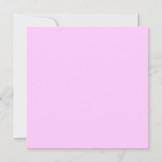 Roze paarse zoete zestien elegant kaart (Voorkant)