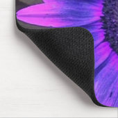 Roze Paarse zonnebloem 2 mousepad Muismat (Hoek)