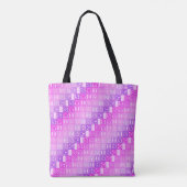 Roze paarse zwembroek tote bag (Achterkant)