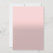 Roze Paasbrunch & Egg Hunt Voorjaarsfeest Kaart (Achterkant)