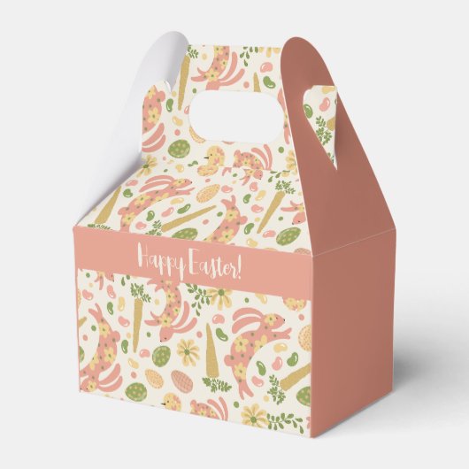 Roze paasbundels bedankdoosjes (Voorkant Zijde)