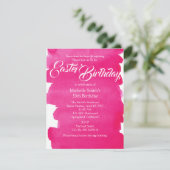 Roze paasdag kaart (Staand voorkant)