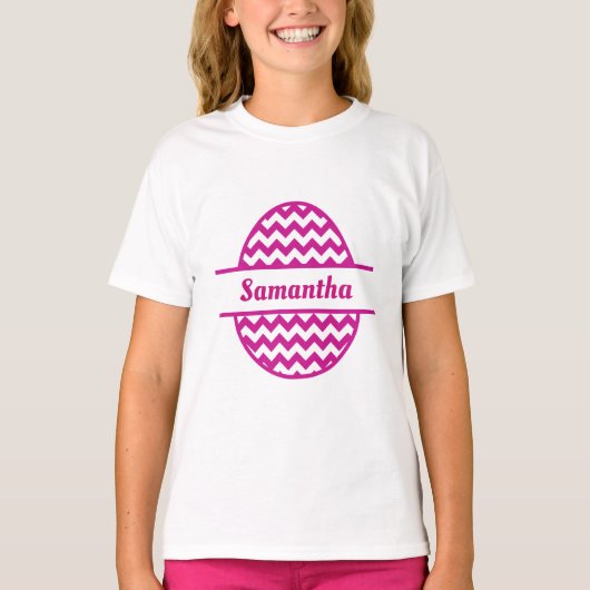 Roze paaseieren t-shirt (Voorkant)